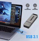 Lenovo External USB Hard Drive - 4 TB - Memory Card for PC / Laptop - Gray