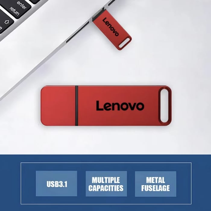 Lenovo Disco rigido USB esterno - 1 TB - Scheda di memoria per PC/laptop - Copy
