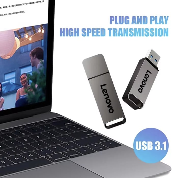 Lenovo Disco rigido USB esterno - 1 TB - Scheda di memoria per PC/laptop - Copy