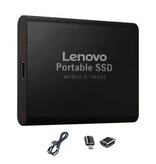 Lenovo Externe SSD Kaart - USB Harde Schijf - 2 TB - Geheugen Kaart voor PC / Laptop - Zwart