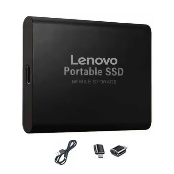 External SSD Card - USB Hard Drive - 4 TB - Memory Card for PC / Laptop - Black