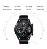 Huawei Smartwatch Honor MagicWatch 2 - Cinturino in silicone - Display AMOLED da 1,39" - Orologio sportivo con monitoraggio della frequenza cardiaca - Nero