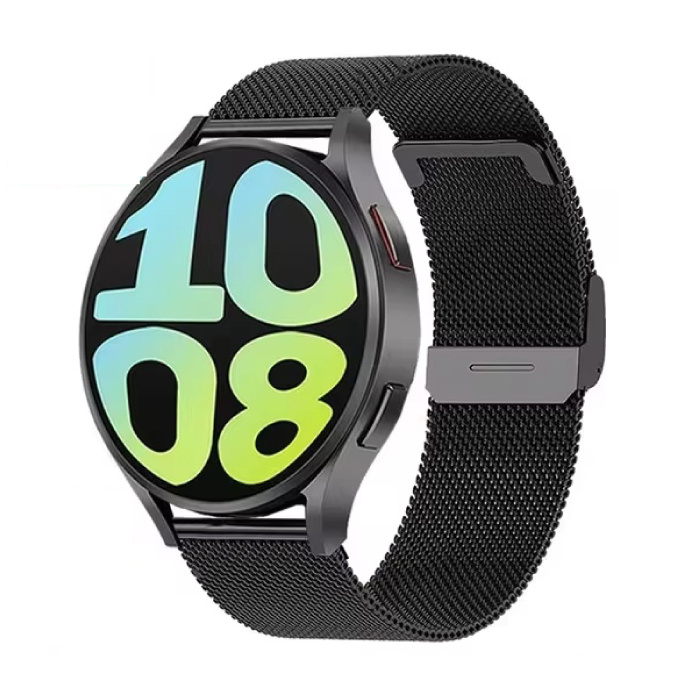Universe Watch 6 Smartwatch - Mesh Strap - 1.40" Display - Heart Rate Oxygen Sports Tracker Watch - Black