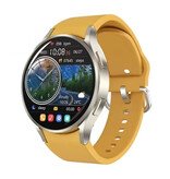 Senbossi Universe Watch 6 Smartwatch - Silicoon Bandje - 1,40" Display - Hartslag Zuurstof Sport Tracker Horloge - Geel