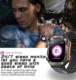 Xiaomi Halo Smartwatch - Correa de silicona - Pantalla de 2" - Reloj deportivo con seguimiento deportivo de oxígeno y frecuencia cardíaca - Negro