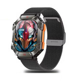 Xiaomi Smartwatch Halo - Cinturino in rete - Display da 2" - Orologio sportivo con monitoraggio della frequenza cardiaca e ossigeno - Nero