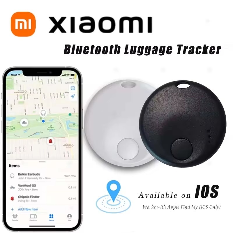 Xiaomi Mini urządzenie śledzące GPS dla systemu iOS — lokalizator roweru w czasie rzeczywistym zapobiegający zgubieniu samochodu — biały