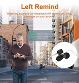 Xiaomi Mini localizzatore GPS per iOS - Localizzatore di sicurezza in tempo reale anti-smarrimento di bici per auto - Bianco