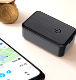 ALLOYSEED Mini GPS Tracker - Magnetisch Anti-Verloren Auto Fiets Beveiliging Real Time Locator - Zwart