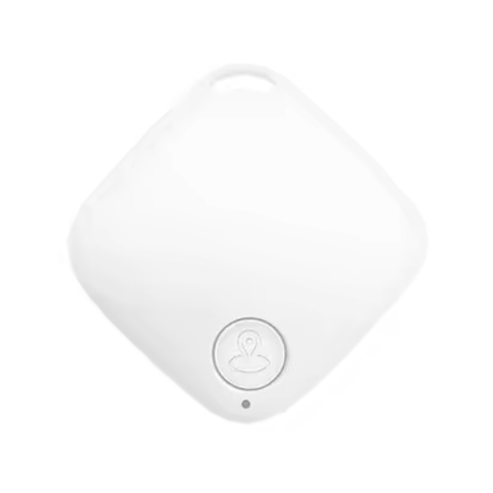 Mini localizzatore GPS Bluetooth - Localizzatore di sicurezza in tempo reale Smart Tag - Bianco
