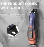 KIKIDO KK-A2 Scheerapparaat - Elektrsiche Tondeuse Trimmer Draadloos Scheermachine - Oranje-Blauw