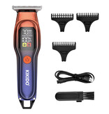 KIKIDO Rasoir KK-A2 - Tondeuse à cheveux électrique Machine à raser sans fil - Orange-Bleu