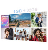 Cubot J10 Smartphone – 1 GB RAM – 32 GB Speicher – 5 MP Kamera – 2350 mAh Akku – Schwarz