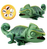 TOPEKIA RC Chameleon with IR Remote Control - Robot Lizard Toy Remote Control Animal - Green
