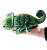 TOPEKIA RC Chameleon with IR Remote Control - Robot Lizard Toy Remote Control Animal - Green