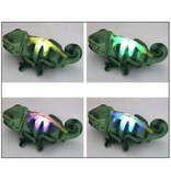 TOPEKIA RC Chameleon with IR Remote Control - Robot Lizard Toy Remote Control Animal - Green