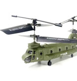 Syma Helicóptero S26H RC - Drone Chinook Juguete de elevación pesada - Verde
