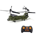 Syma Helicóptero S26H RC - Drone Chinook Juguete de elevación pesada - Verde