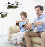 Syma Helicóptero S26H RC - Drone Chinook Juguete de elevación pesada - Verde