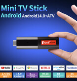 Kebidumei TV98 Android TV Stick - Récepteur Cast HDMI 6K WiFi 6 - 2 Go de RAM - 16 Go d'espace de stockage