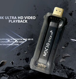 Stuff Certified® MX10 Android TV Stick - Receptor HDMI Cast 4K - 1 GB de RAM - 8 GB de espacio de almacenamiento