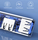 ALLOYSEED 3 in 1 USB 3.0 Hub - Splitter Data Overdracht Oplader 5 Gbps - Grijs