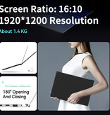 Firebat A16 Notebook - 16 Inch - 16 GB RAM - 1 TB Storage - Laptop Lightweight Business Computer