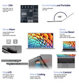 Teclast Notebook F16 Pro - 15,6 pulgadas - 16 GB de RAM - 512 GB de almacenamiento - Computadora portátil de negocios liviana - Gris