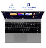 Teclast Notebook F16 Pro - 15,6 pulgadas - 16 GB de RAM - 512 GB de almacenamiento - Computadora portátil de negocios liviana - Gris