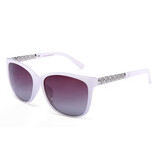 Krokodil Gafas de sol de moda para mujer - Gafas UV400 Sombras de conducción - Blanco