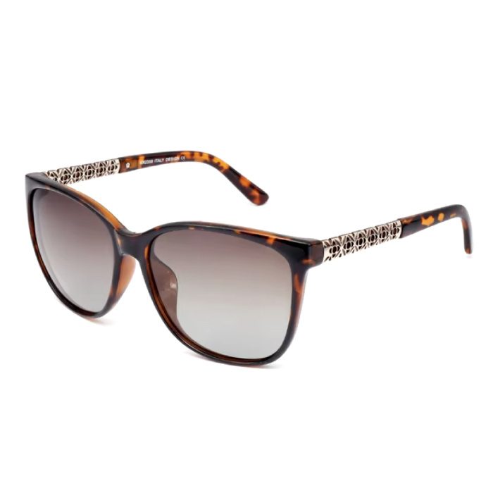 Krokodil Fashion Sunglasses for Women - UV400 Glasses Driving Shades - Brown