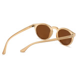 ROSYBEE Vintage-Sonnenbrille für Damen – UV400 polarisierte Brille – Braun