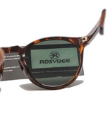 ROSYBEE Lunettes de soleil vintage pour femmes - Lunettes polarisées UV400 - Gris