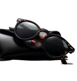 ROSYBEE Lunettes de soleil vintage pour femmes - Lunettes polarisées UV400 - Gris