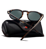 ROSYBEE Lunettes de soleil vintage pour femmes - Lunettes polarisées UV400 - Gris