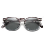 ROSYBEE Lunettes de soleil vintage pour femmes - Lunettes polarisées UV400 - Gris