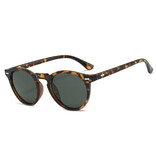 ROSYBEE Occhiali da sole vintage da donna - Occhiali da vista polarizzati UV400 - Leopardo