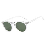 ROSYBEE Lunettes de soleil vintage pour femmes - Lunettes polarisées UV400 - Transparentes