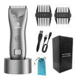 Bladelock Electric Hair Clipper - Shaver Pubic Hair Trimmer Cordless Shaving Machine for Sensitive Areas - Silver