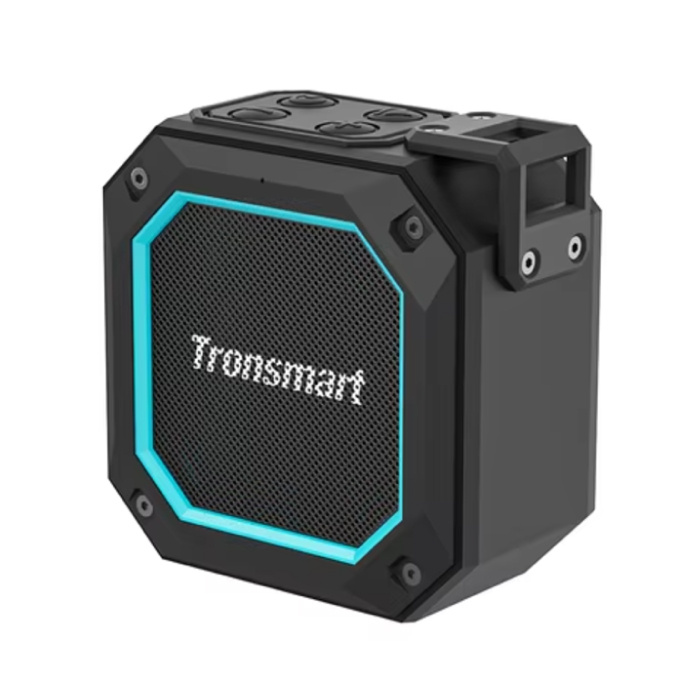 Groove 2 Kabelloser Duschlautsprecher – IPX7 wasserdicht – Bluetooth 5.3 Dual EQ TWS Boom Box – Schwarz