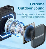 Tronsmart Groove 2 Draadloze Douche Luidspreker - IPX7 Waterdicht - Bluetooth 5.3 Dual EQ TWS Boom Box - Zwart