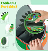 Qearfun Dino-Kopfhörer für Kinder – Dinosaurier-Headset-Kopfhörer für Kinder und Jungen – Grün
