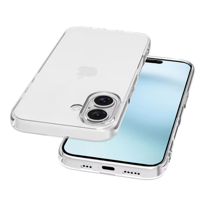 Stuff Certified® Coque transparente iPhone 16 Pro - Housse en silicone souple Hydrogel Clear