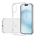 Stuff Certified® iPhone 16 Pro Max Transparant Hoesje - Flexibel Silicoon Case Cover Hydrogel Helder