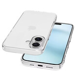 Stuff Certified® iPhone 16 Pro Max Transparant Hoesje - Flexibel Silicoon Case Cover Hydrogel Helder