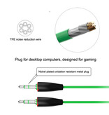 CUGUU Cuffie da gioco - Cuffie over-ear HiFi con cancellazione del rumore - Nere