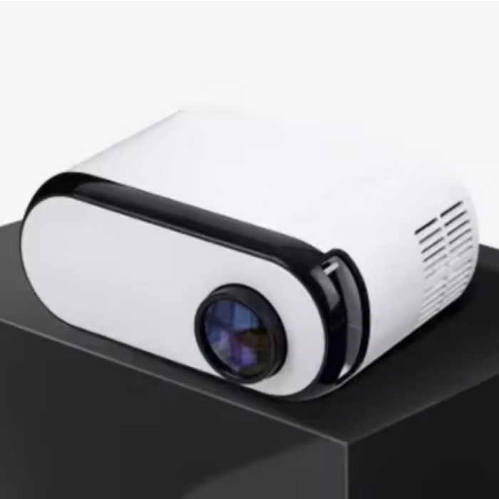 Mini proiettore Q11 - 200 ANSI Lumen - 720p - Lettore multimediale domestico con mirroring dello schermo - Nero
