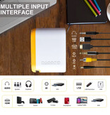 Salange Q11 Mini Projector - 200 ANSI Lumen - 720p - Screen Mirroring Beamer Home Media Speler - Zwart