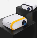 Salange Q11 Mini Projector - 200 ANSI Lumen - 720p - Screen Mirroring Beamer Home Media Speler - Zwart