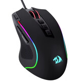 Redragon Souris de jeu M612 - jusqu'à 8000 DPI - Optique RVB ergonomique programmable - Noir